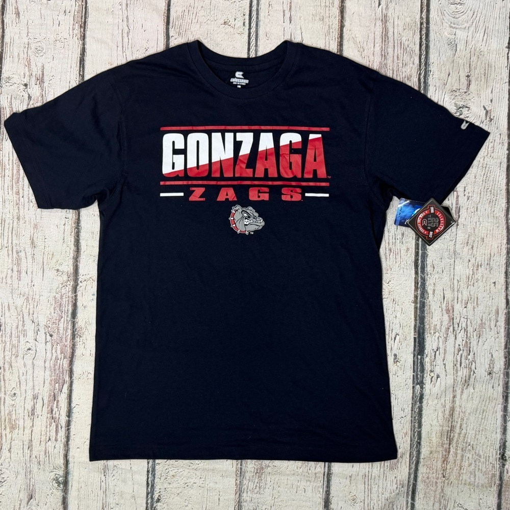 Gonzaga Bulldogs NCAA Collegiate New Crewneck Tshirt